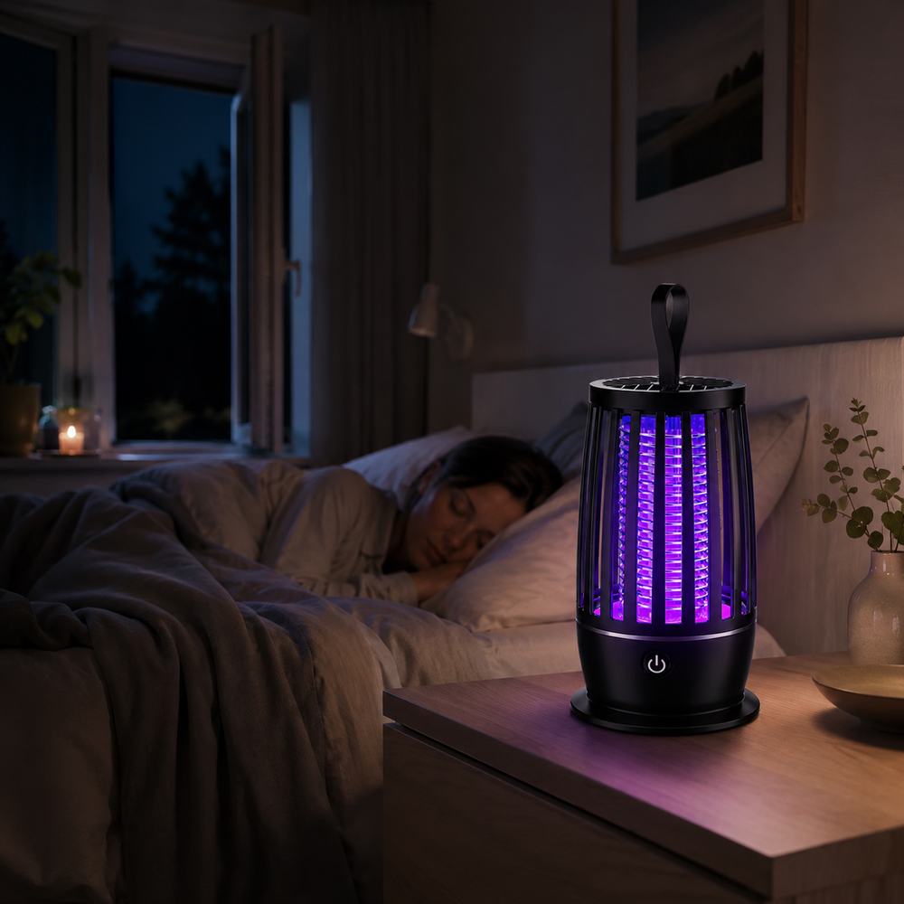 Insektslampe 2-i-1 Med UV-Lys & Nattlampe